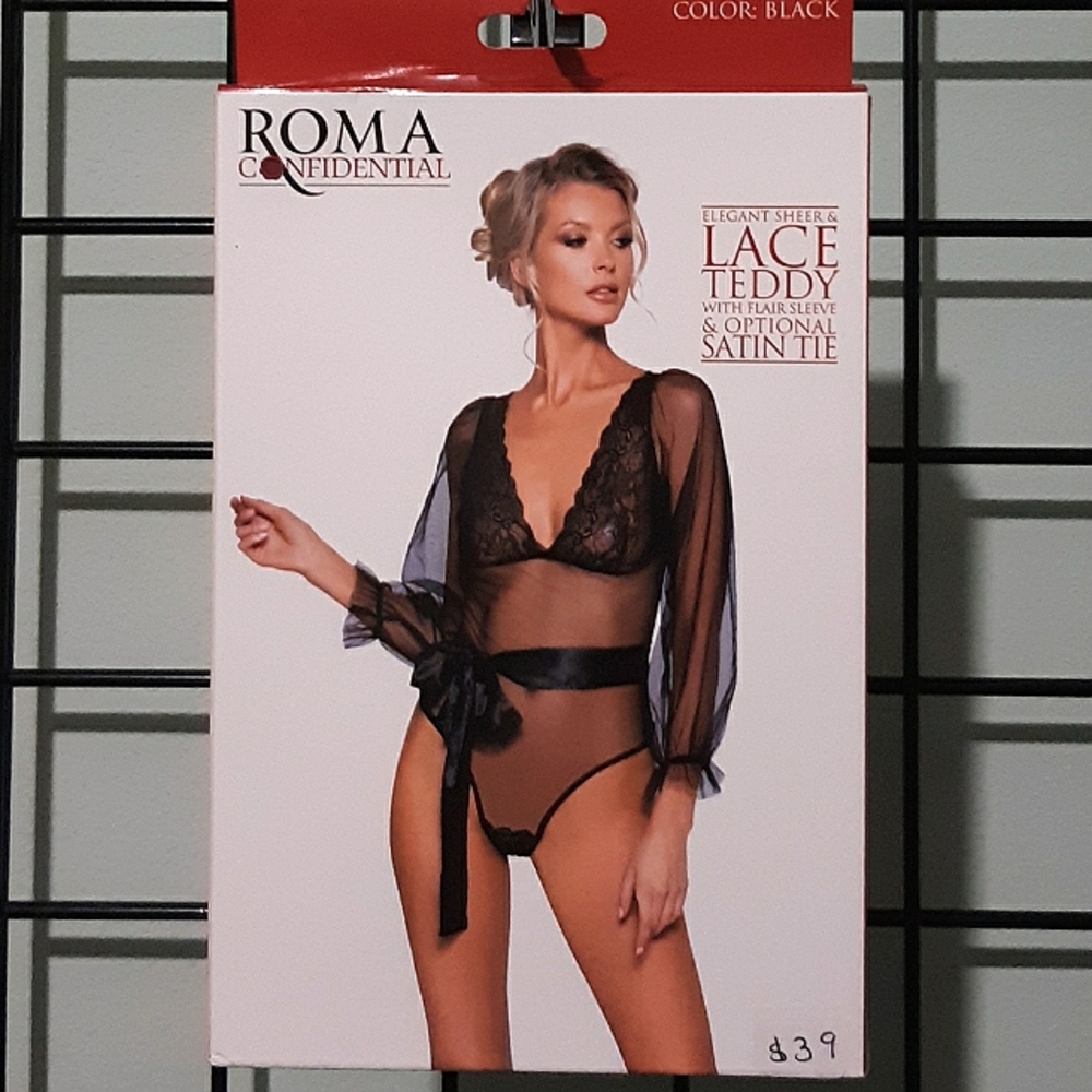 Black Lace Teddy
